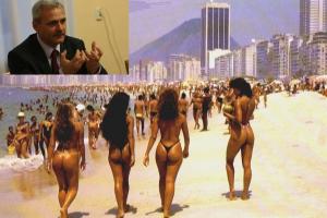 Liviu Dragnea se bronzeaza in Brazilia. foto: realitateamea.ro