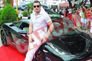 Eduard Martin,  patronul Polaris, alaturi de bolidul sau Lamborghini de 155.000 de euro.