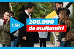 Uniunea Salvati Romania a strans 200.000 de semnaturi.