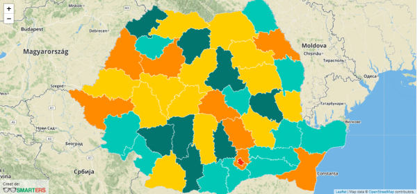 Harta Interactiva a Antreprenoriatului in Romania.