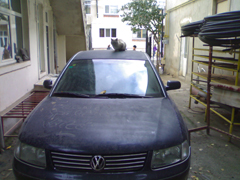 Mandru ca ma odihnesc pe W Passat