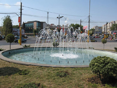 Constanta, fantana din fata City Mall