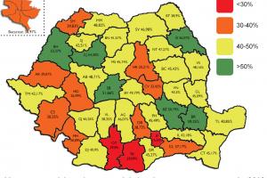 Harta promovabilitatii la bac 2012-foto:hotnews
