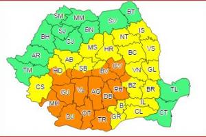 Avertizare meteorologica: instabilitate atmosferică deosebit de accentuată, ploi însemnate cantitativ.