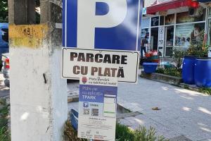Parcare cu plata.