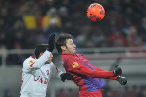 Raul Rusescu, atacantul de care se leaga sperantele Stelei. foto:prosport