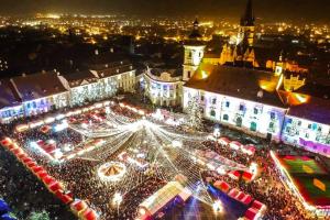 Targul de Craciun de la Sibiu.