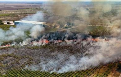 Zimnicea - Via Interagro a luat foc intentionat