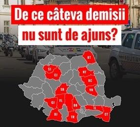 Lista pe care acesta o prezinta, pe care se afla mai multi sefi de Inspectorate Judetene de Politie: